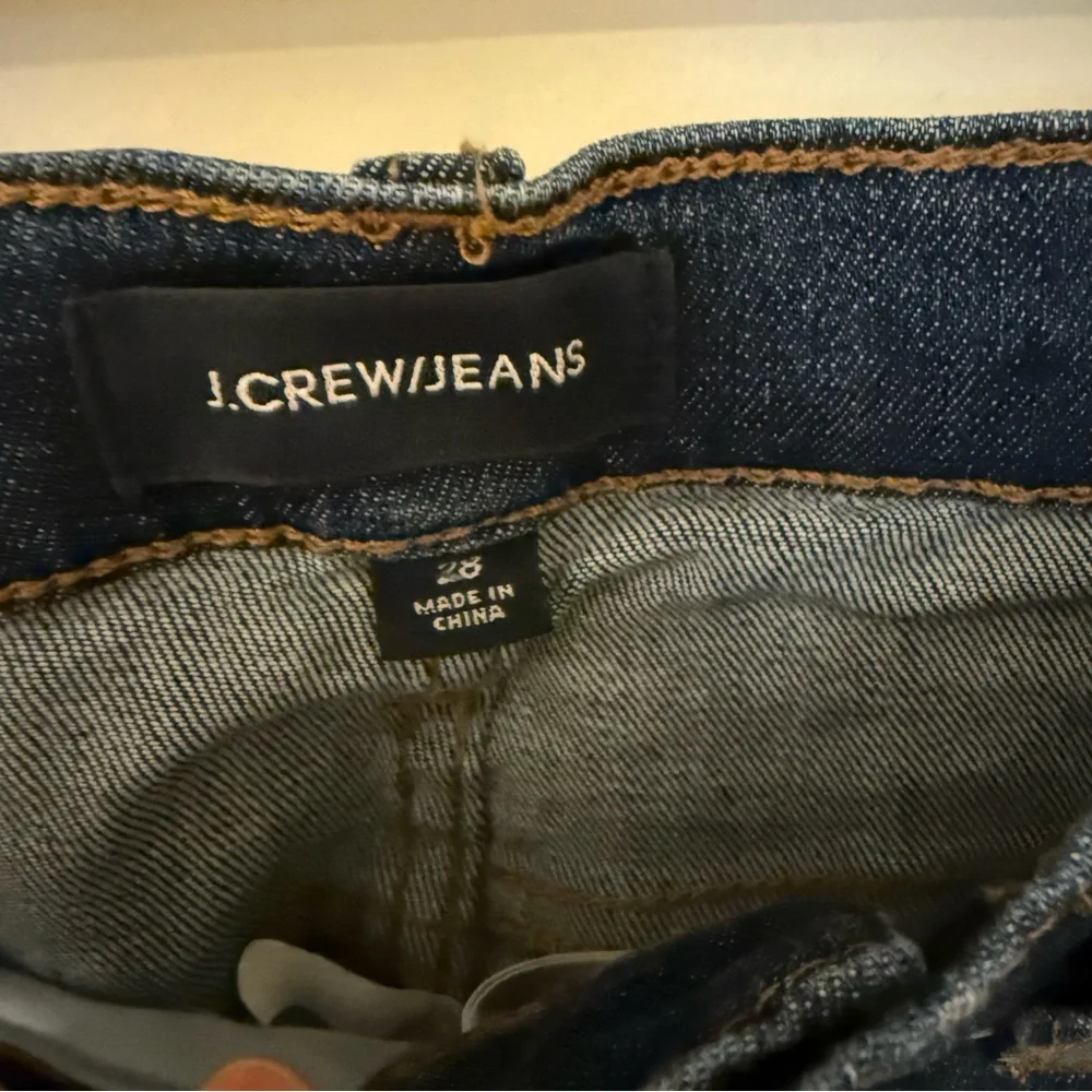 J. Crew High Rise Blue Jeans with Star Design - Picture 4 of 7